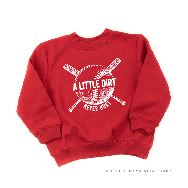 Baseball - A Little Dirt Never Hurt -Child Sweater