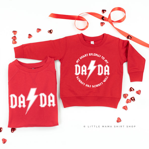 DADA - Band Tee / My Heart Belongs to My DADA - Set of 2 Sweaters