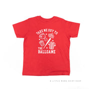 Take Me Out to the Ballgame - Short Sleeve Child Shirt Little Mama Shirt Shop