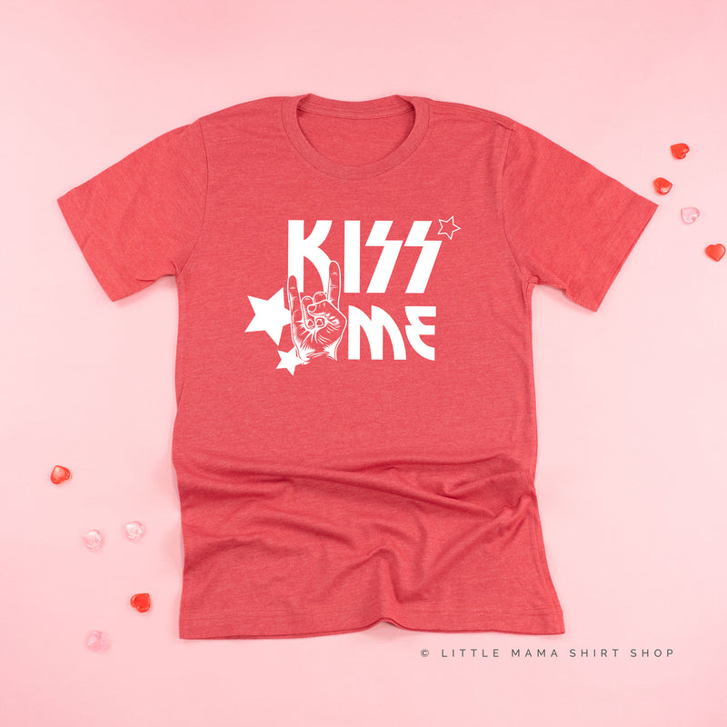 Kiss Me - Valentine Band Tee - Unisex Tee