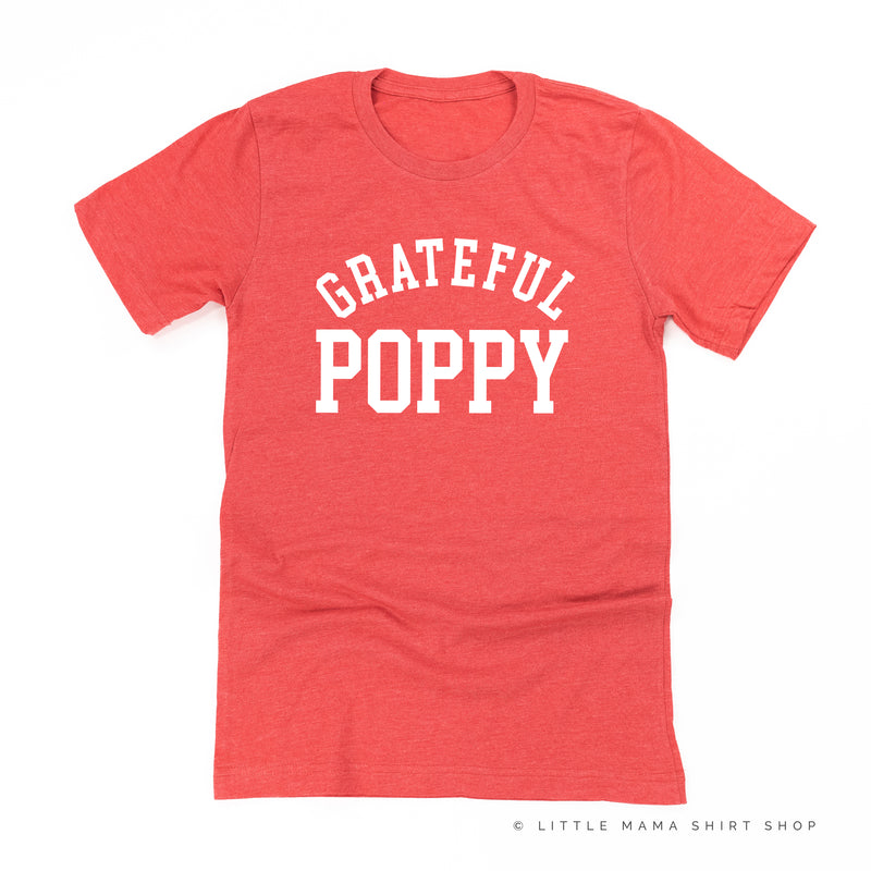 Grateful Poppy - (Varsity) - Unisex Tee