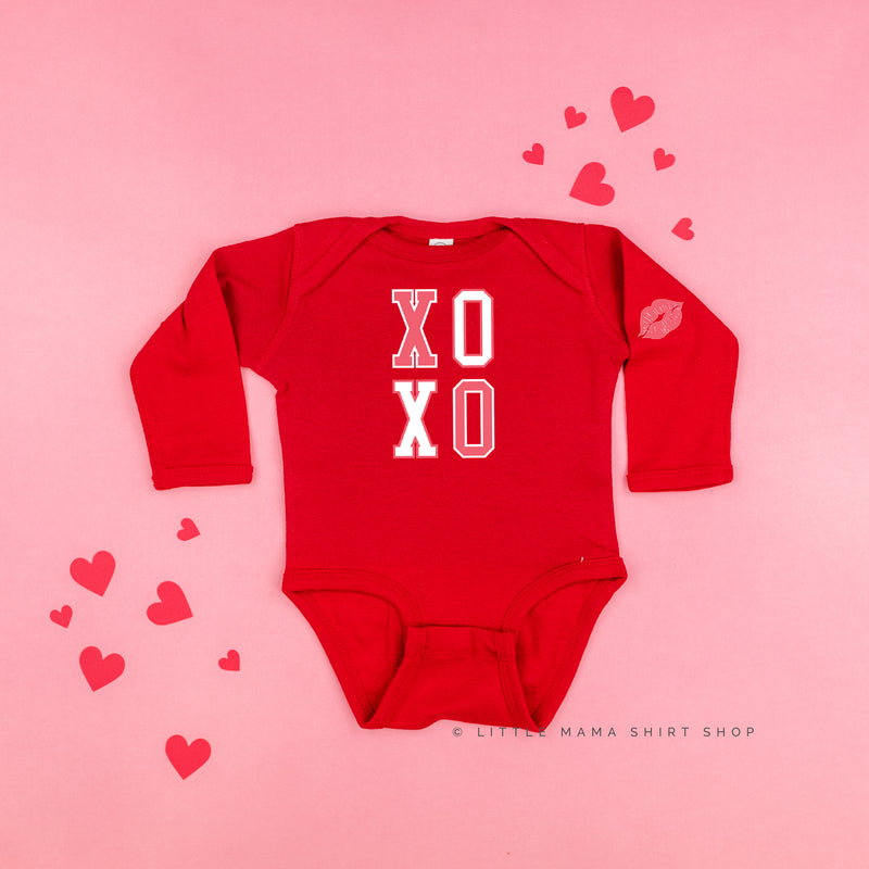 Varsity XOXO - Lips (sd) - Child LONG SLEEVE Tee