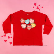 Conversation Hearts - Child LONG SLEEVE Tee Little Mama Shirt Shop