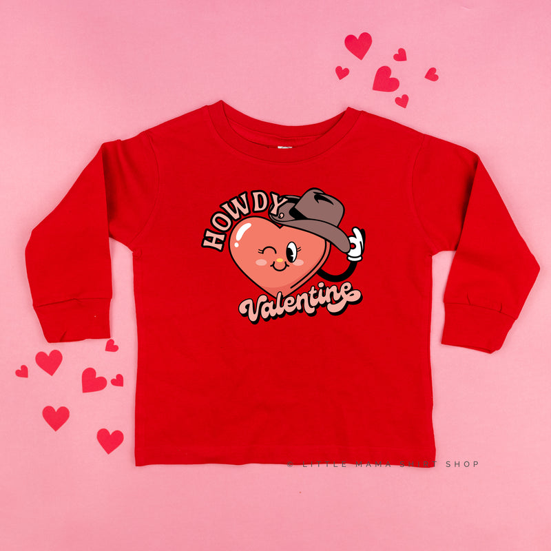 Howdy Valentine - Child LONG SLEEVE Tee