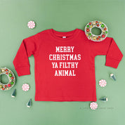 Merry Christmas Ya Filthy Animal - Child Long Sleeve Tee