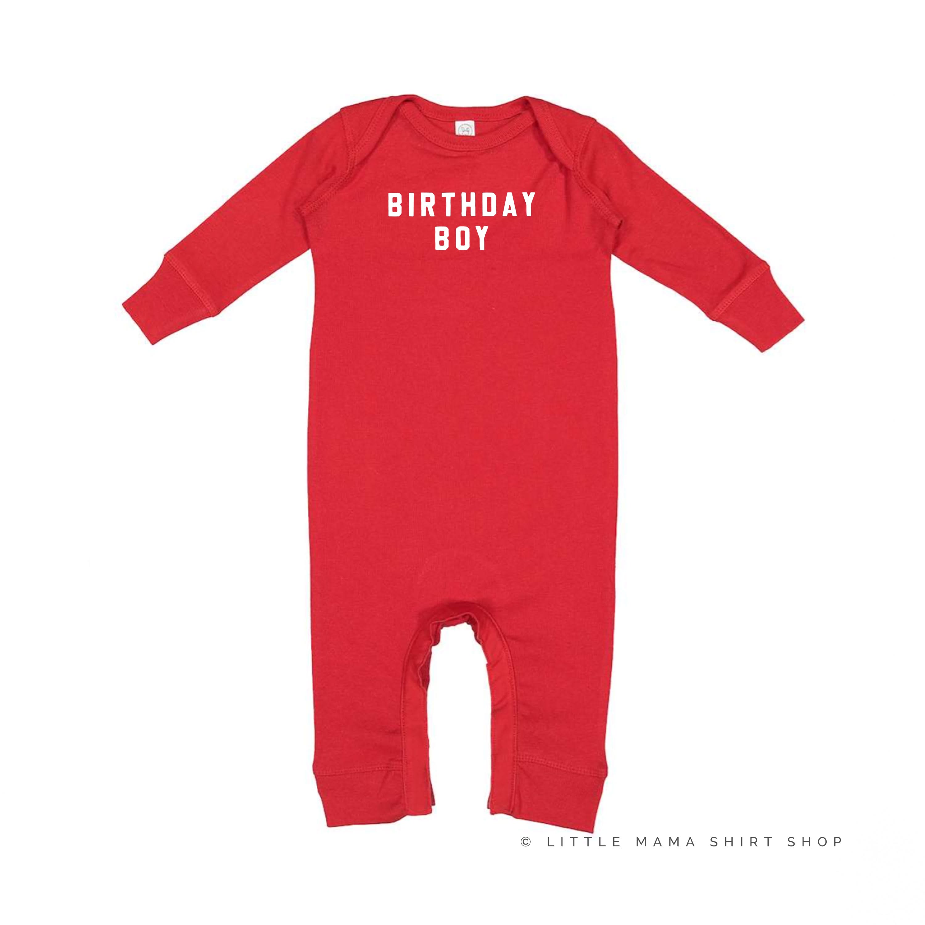 Birthday Boy - Block Font - Baby Sleeper