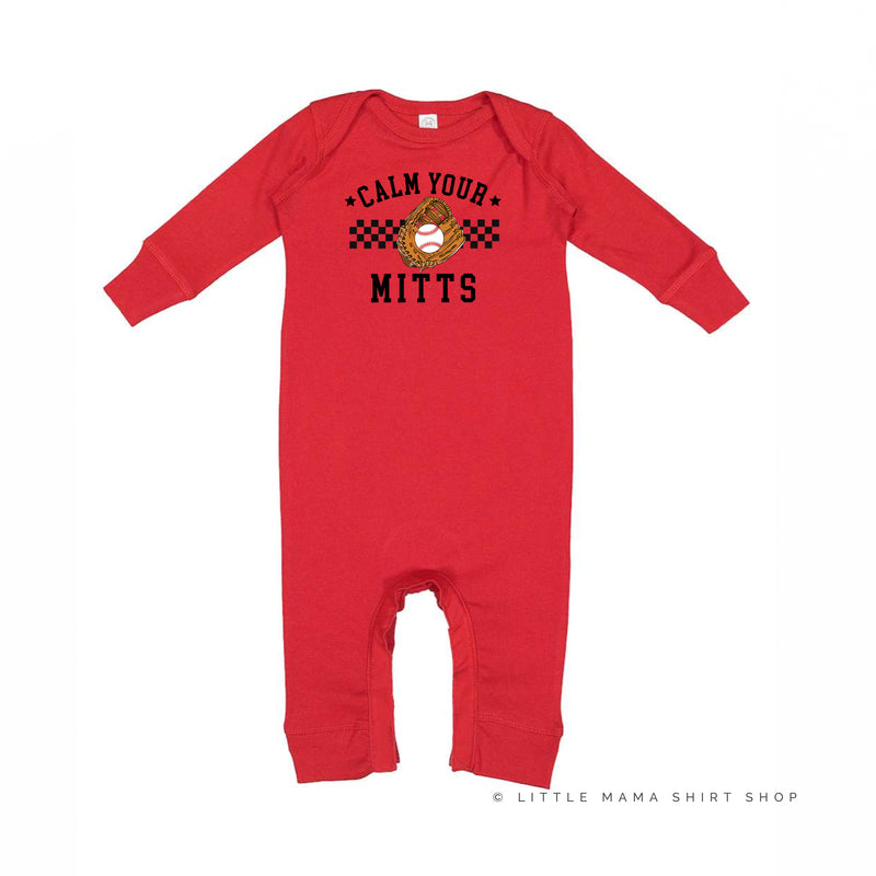 Calm Your Mitts - One Piece Baby Sleeper