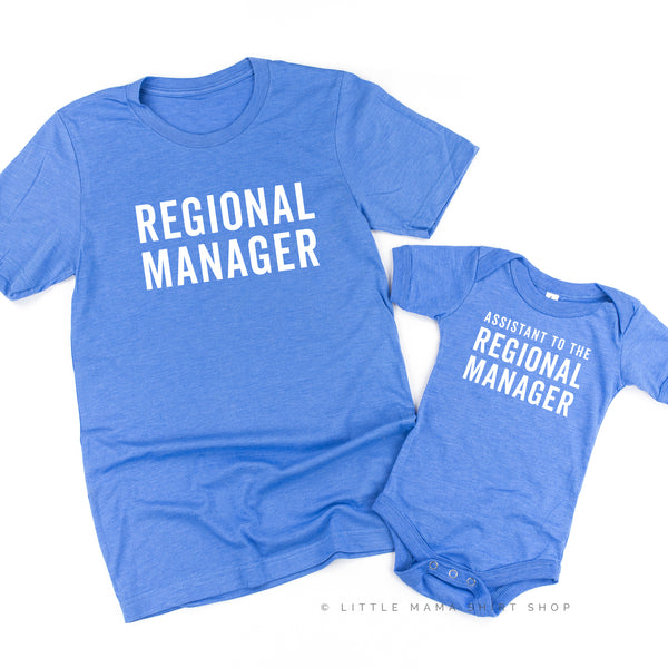 Assistant to the Regional Manager / Regional Manager - Set of 2 Shirts