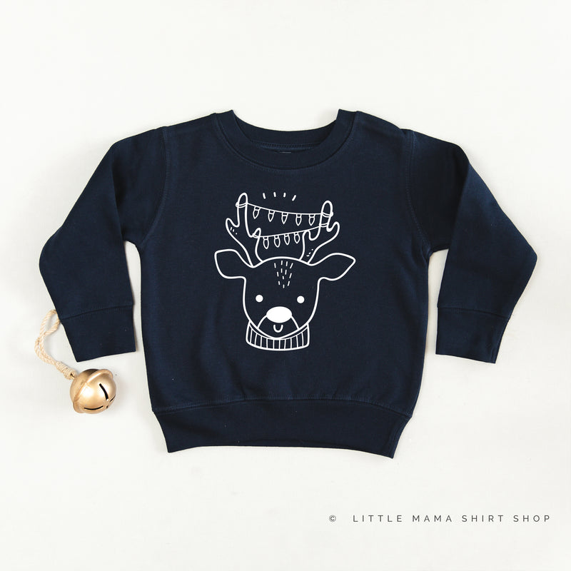 Reindeer With Lights- Child Sweater