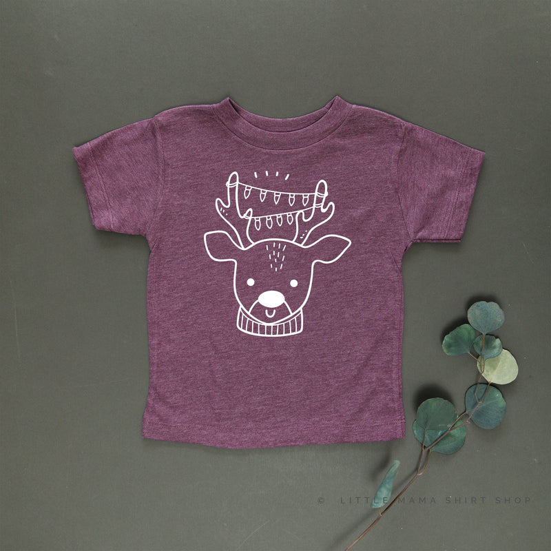 Reindeer With Lights - Child Tee