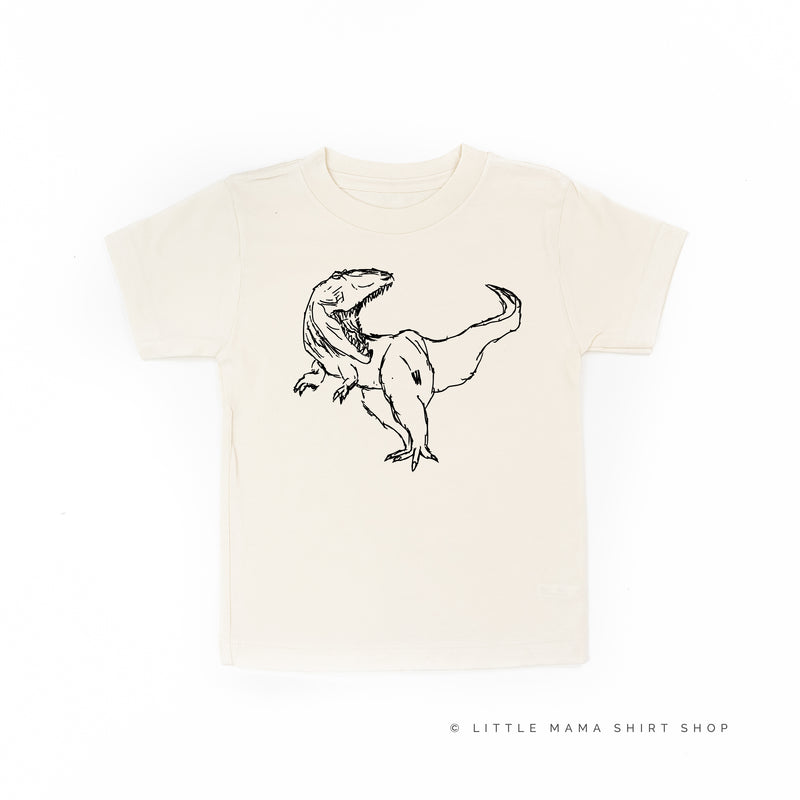 Sketchy T-Rex - Hand Drawn - Child Shirt