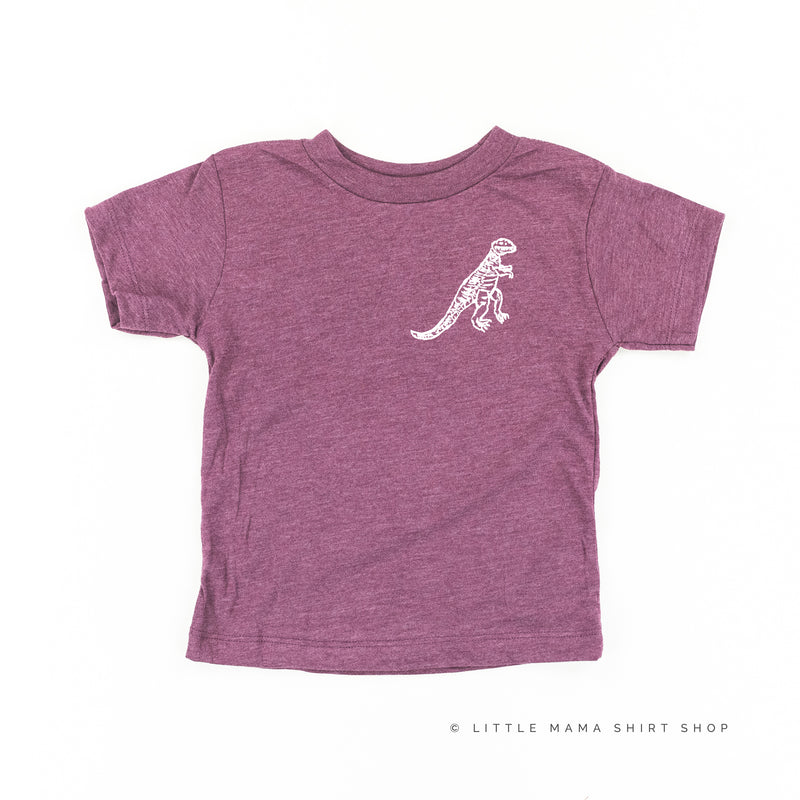 Pocket T-Rex - Hand Drawn - Child Shirt