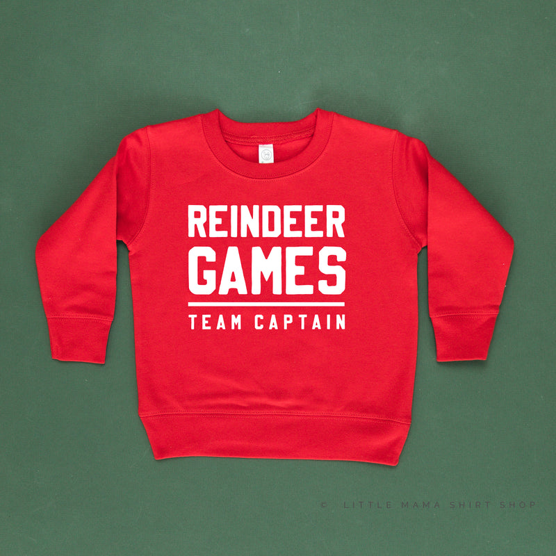 Reindeer Games Team Captain - Child Sweater