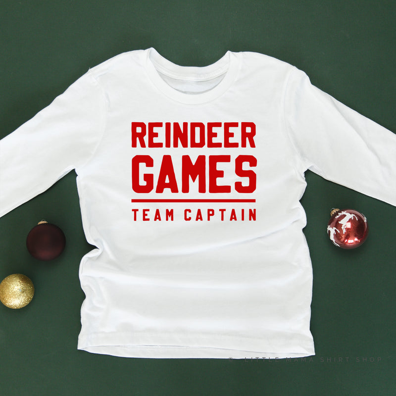 Reindeer Games Team Captain - Child LONG SLEEVE Tee