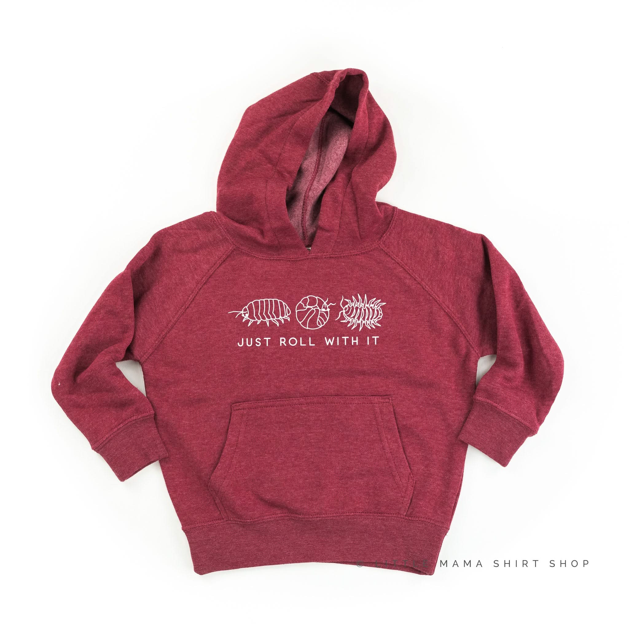 JUST ROLL WITH IT - CHILD HOODIE Little Mama Shirt Shop LLC