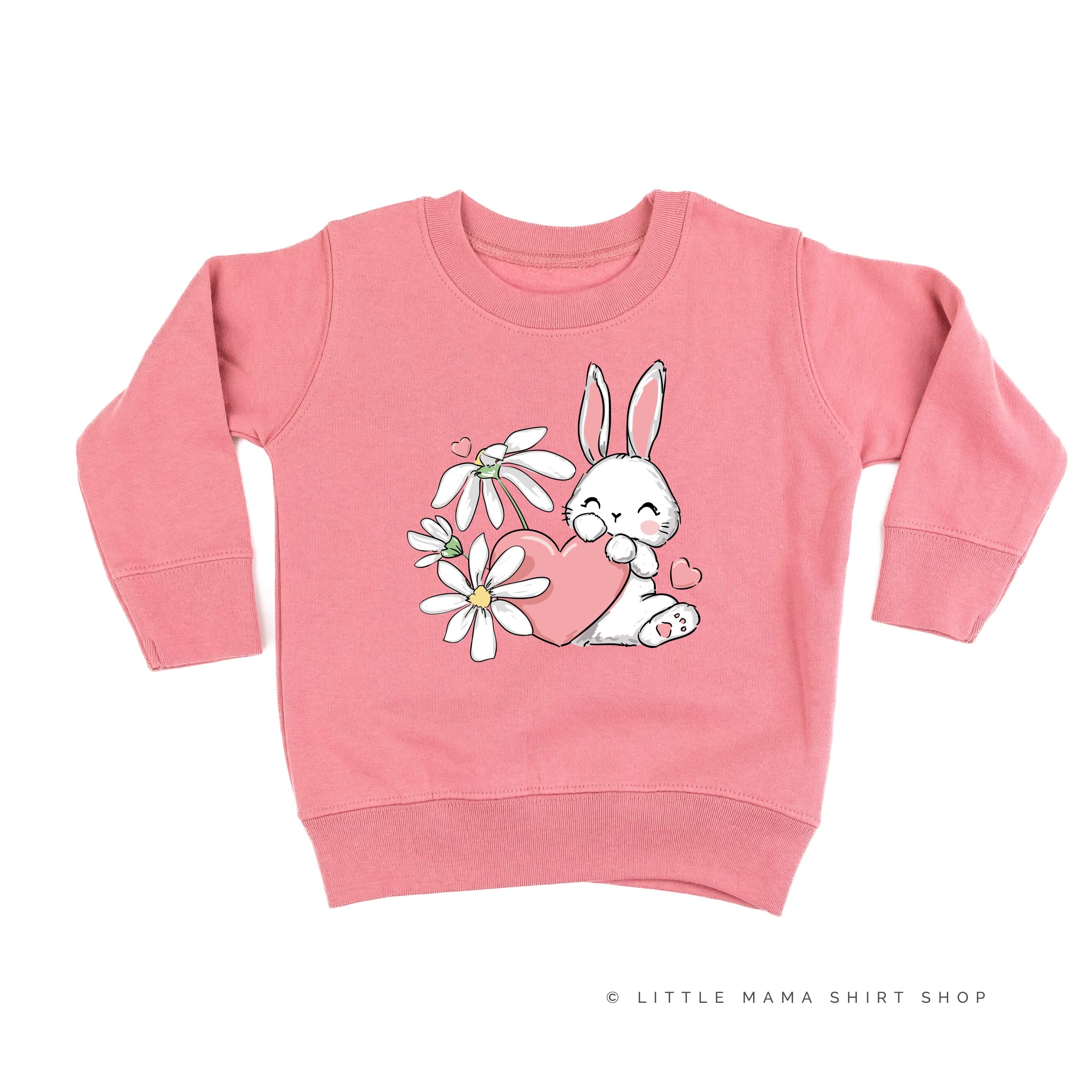 Vintage Love Bunny - Child Sweater Little Mama Shirt Shop