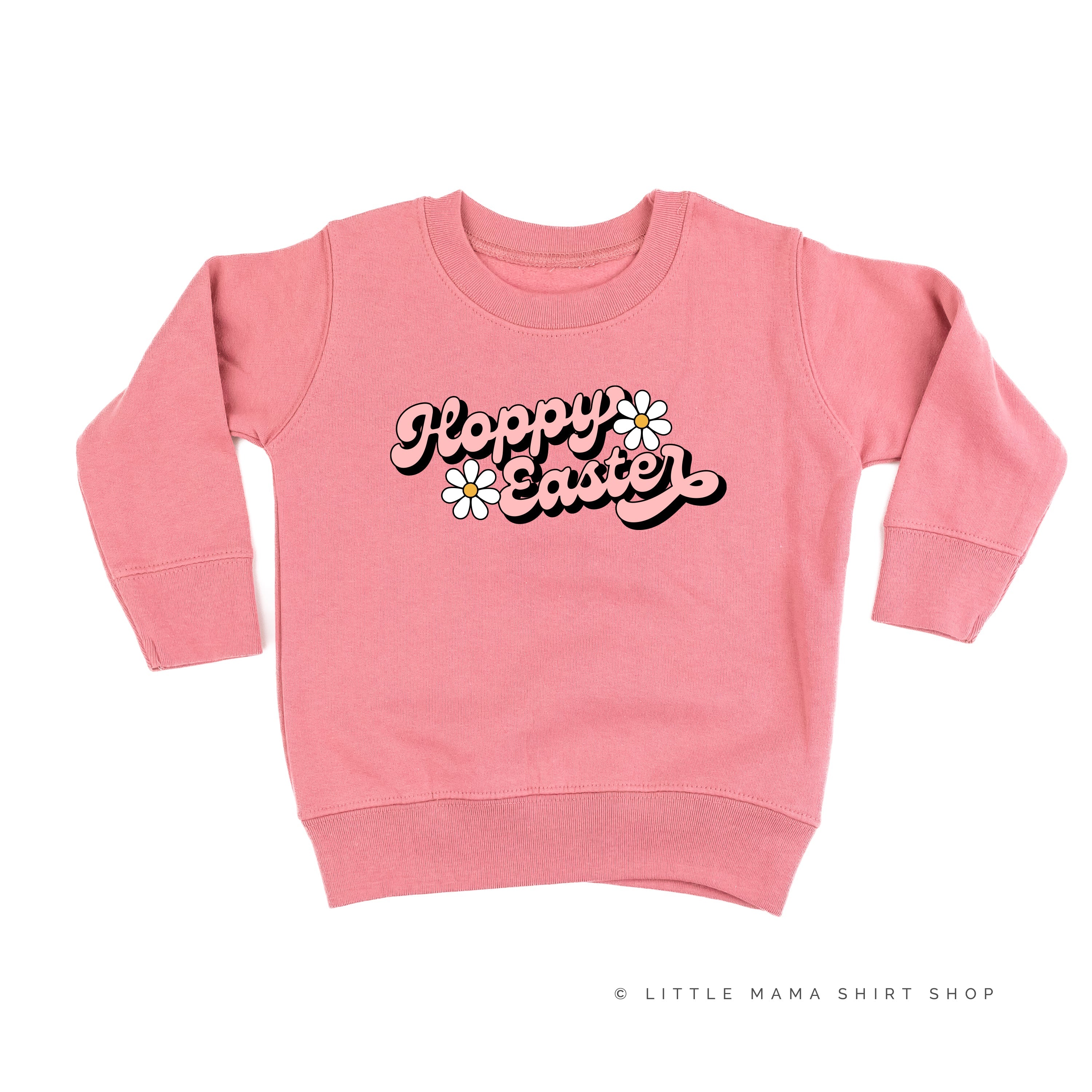 Hoppy Easter - Daisies - Child Sweater Little Mama Shirt Shop