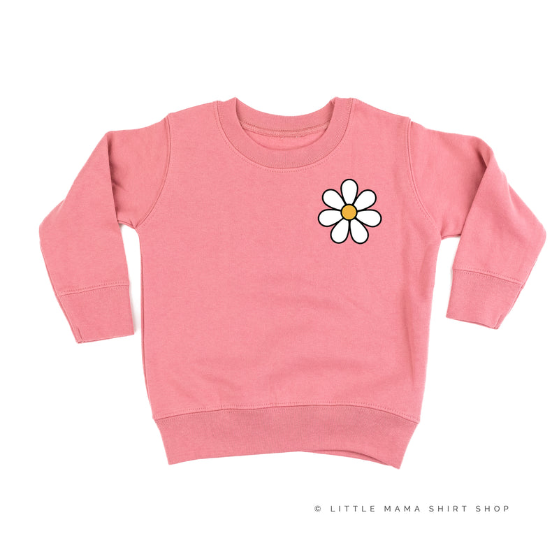 Pocket Daisy on Front w/ Have a Great Daysy on Back - Child Sweater