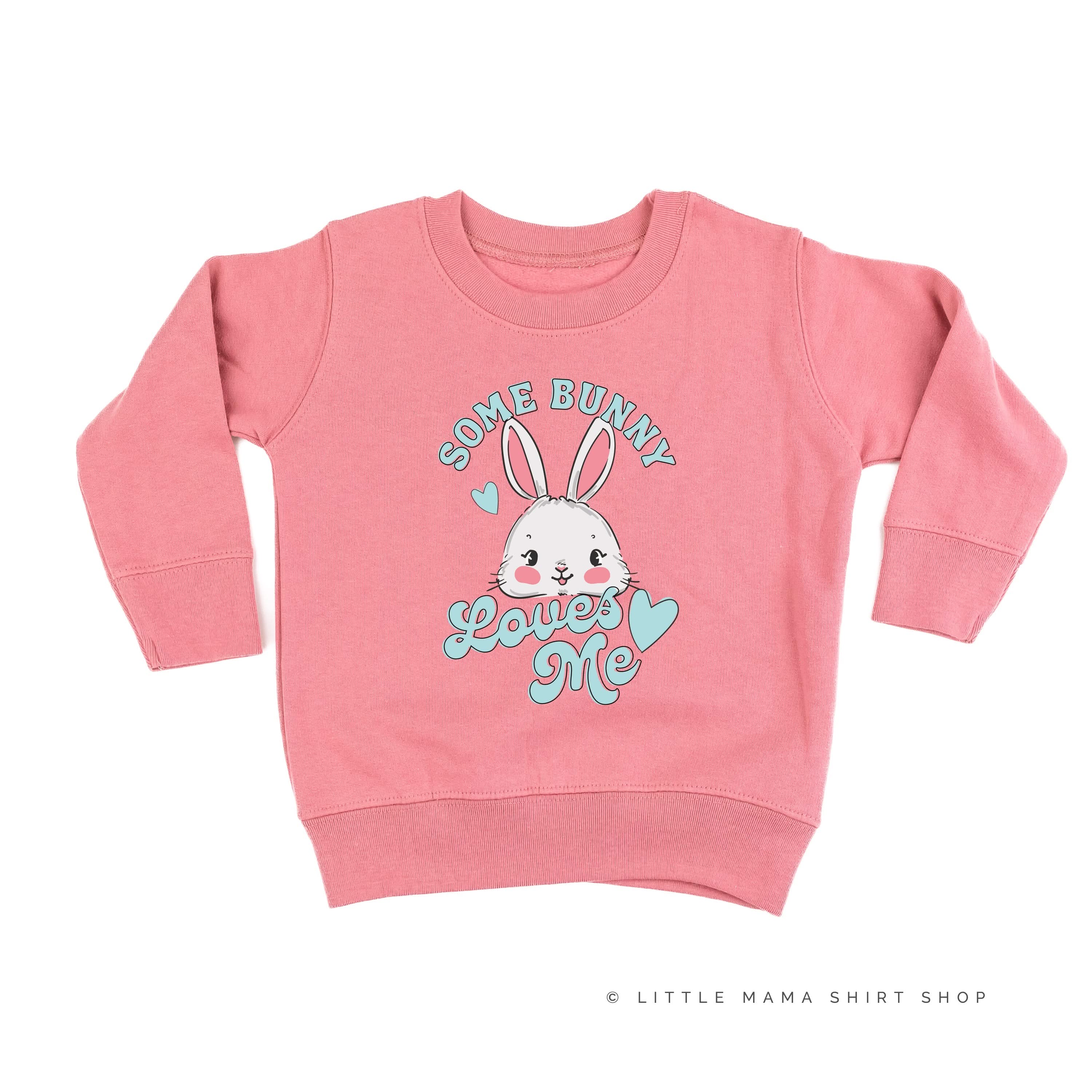 Some Bunny Loves Me - Child Sweater Little Mama Shirt Shop