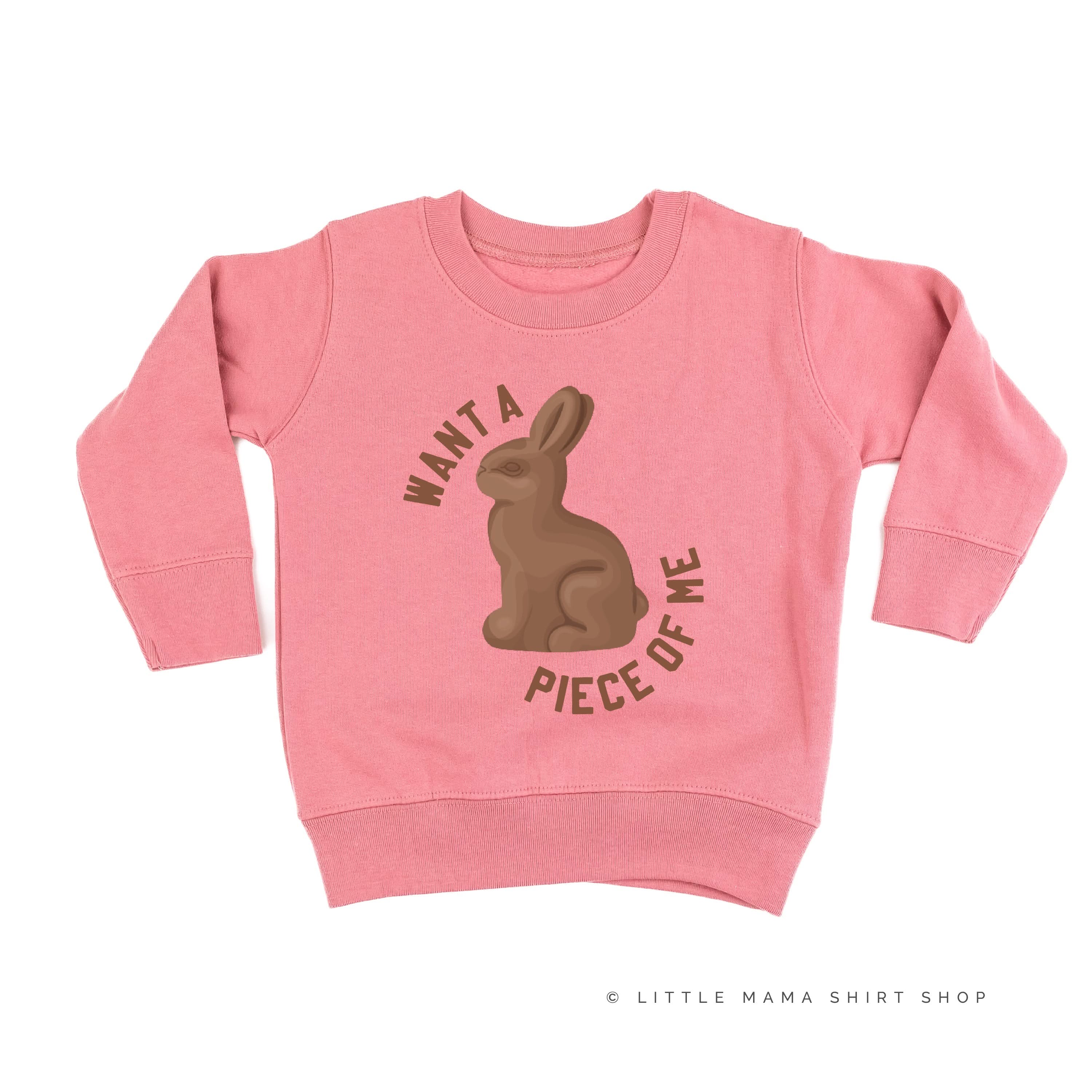 Want A Piece Of Me - Child Sweater Little Mama Shirt Shop