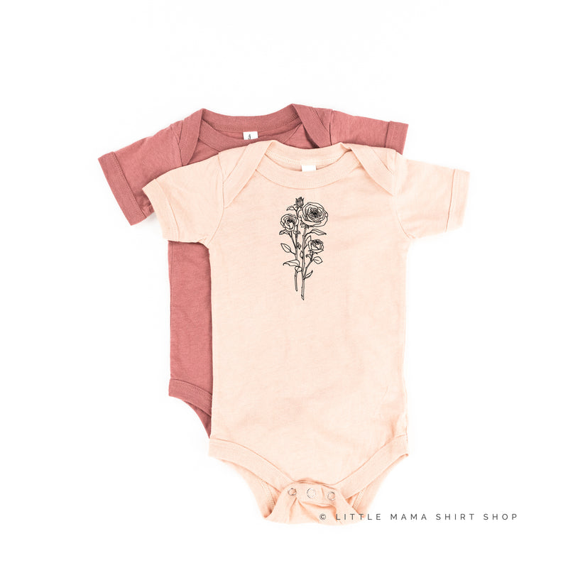 ROSE - Short Sleeve Child Shirt