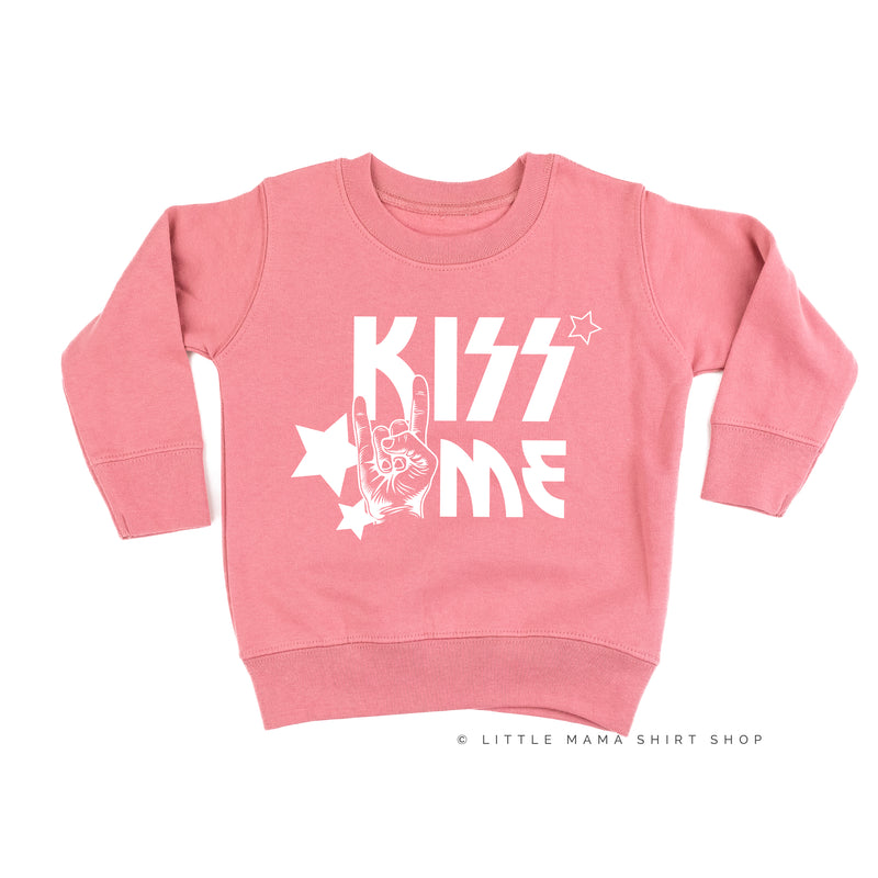 Kiss Me - Valentine Band Tee - Child Sweater