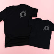 RAINBOW POCKET - THESE ARE THE GOOD OLD DAYS - Set of 2 Matching Shirts Little Mama Shirt Shop