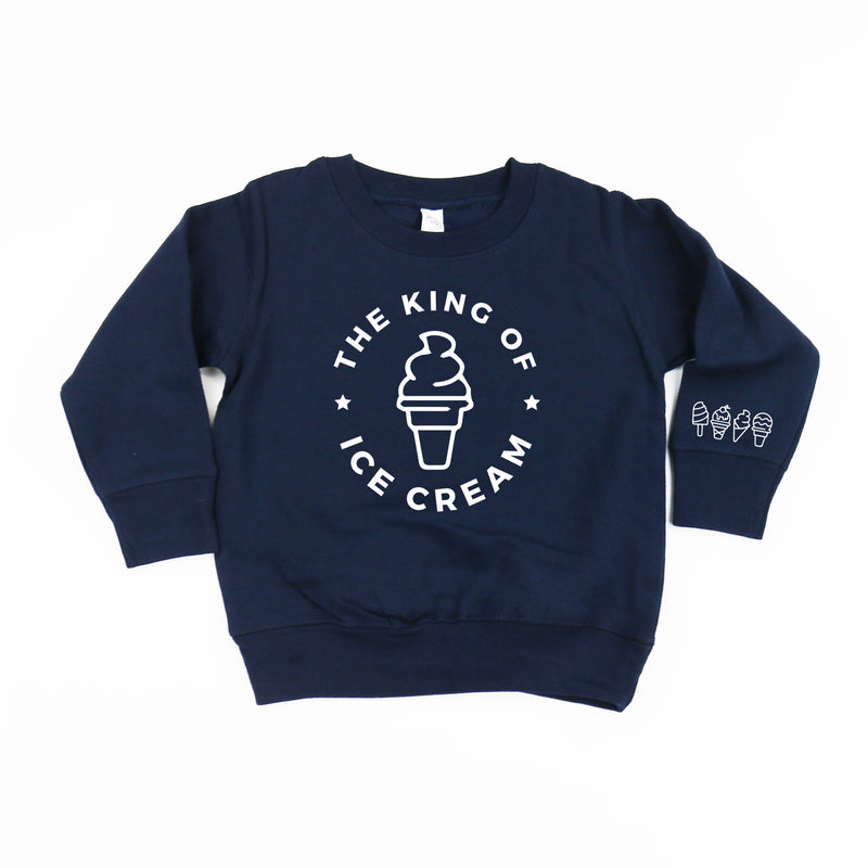 The King of Ice Cream - (Full Size) - Ice Cream Wrist Detail - Child Sweater