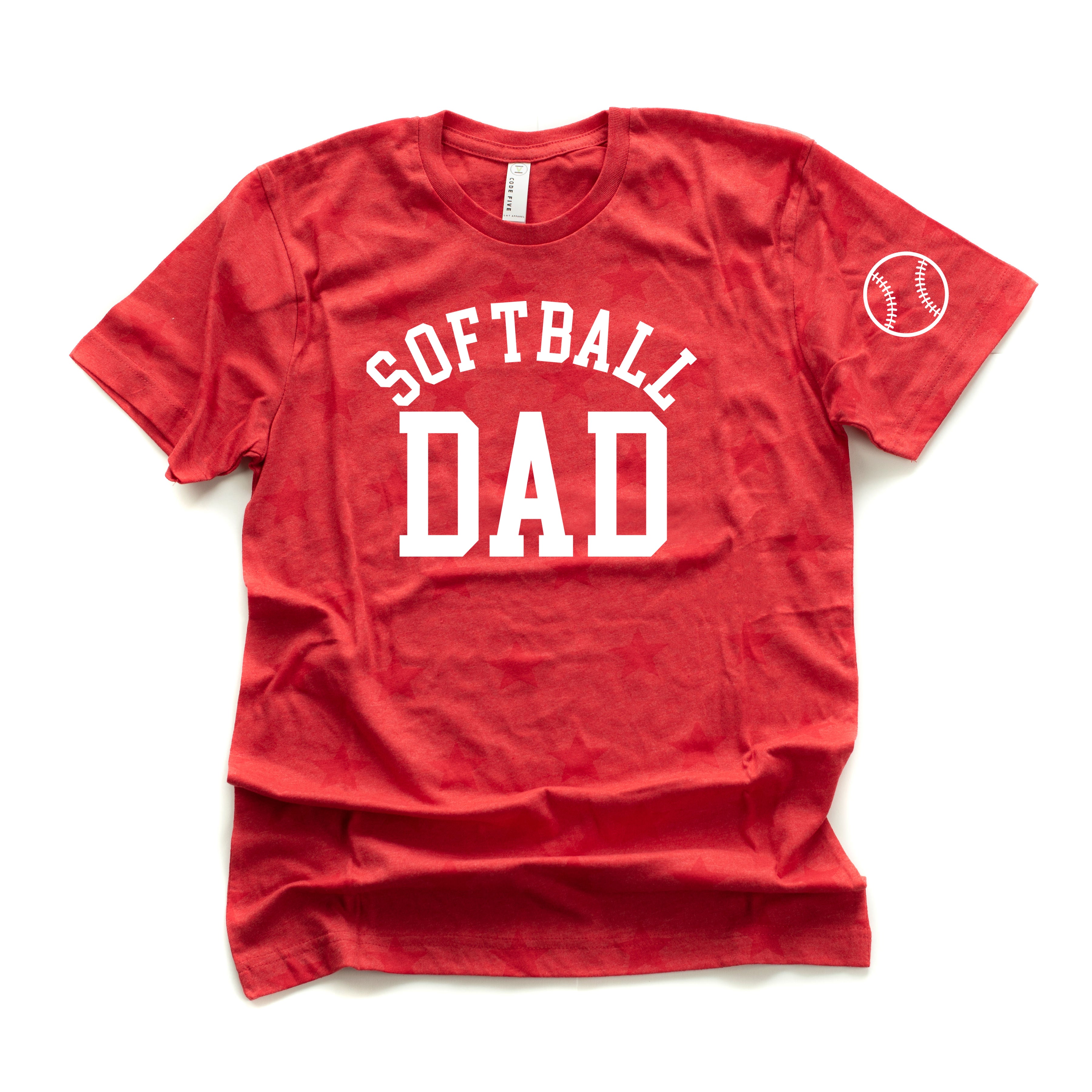 Softball Dad (sd) - Unisex STAR Tee Little Mama Shirt Shop