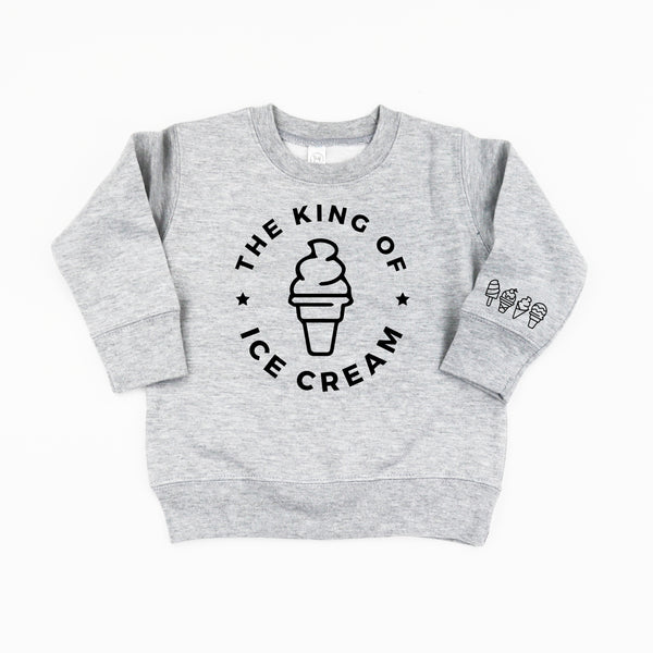 The King of Ice Cream - (Full Size) - Ice Cream Wrist Detail - Child Sweater