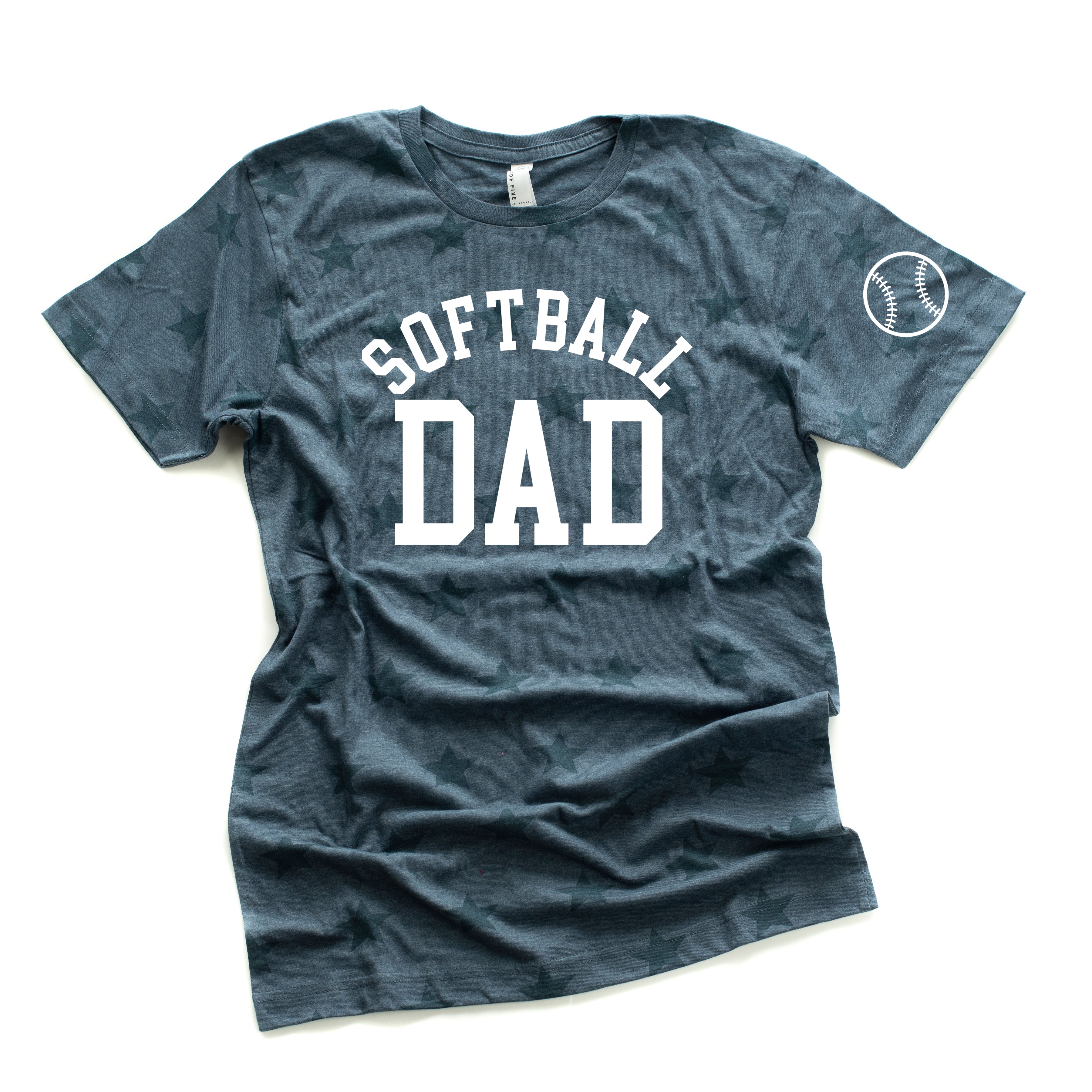 Softball Dad (sd) - Unisex STAR Tee Little Mama Shirt Shop