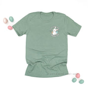 Cotton Tail Candy Co. (pocket) - Unisex Tee Little Mama Shirt Shop
