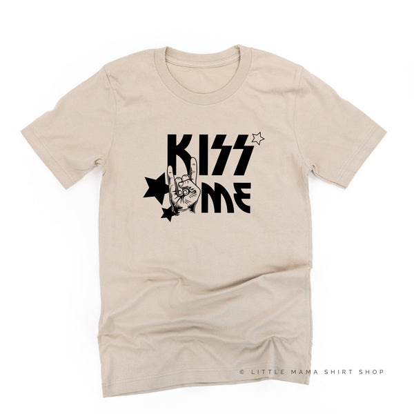 Kiss Me - Valentine Band Tee - Unisex Tee