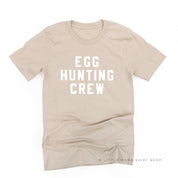 Block Font - Egg Hunting Crew - Unisex Tee Little Mama Shirt Shop
