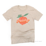 Just Peachy - Unisex Tee Little Mama Shirt Shop