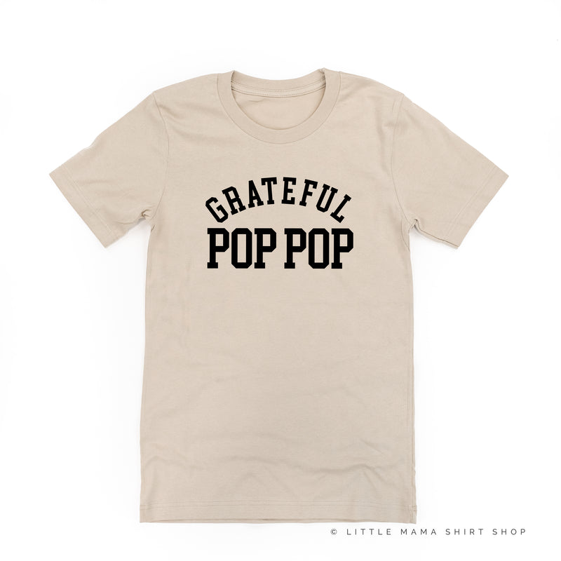 Grateful Pop Pop- (Varsity) - Unisex Tee