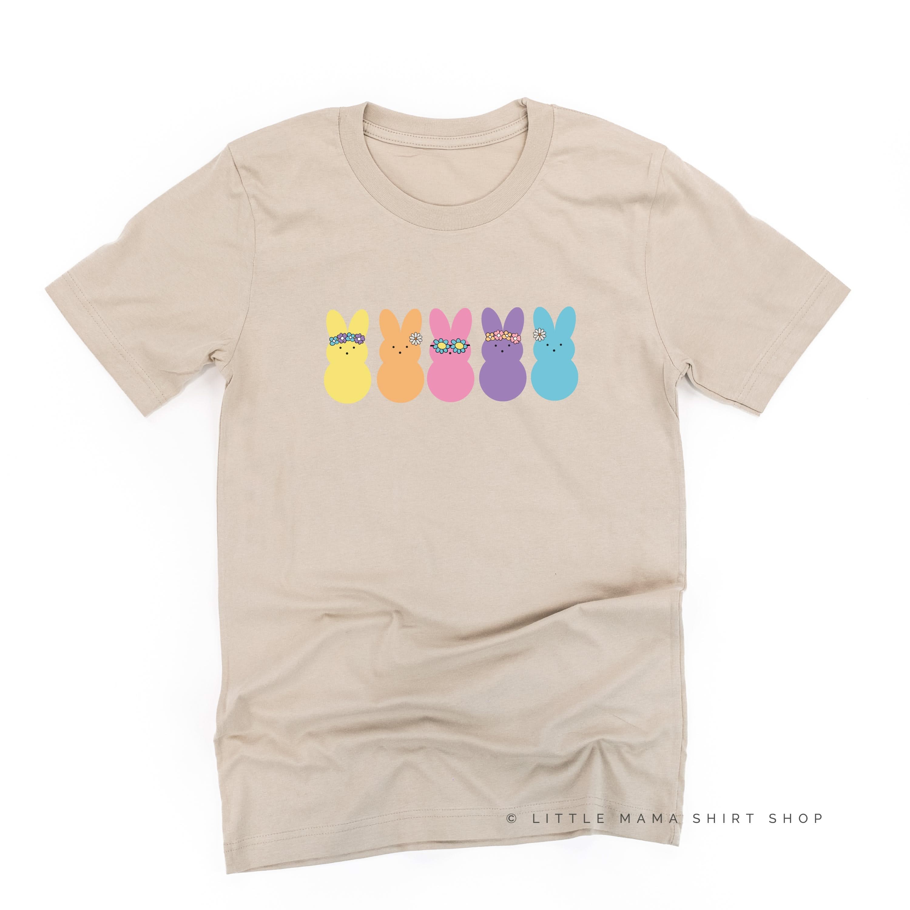 Floral Headband Neon Peeps - Unisex Tee Little Mama Shirt Shop
