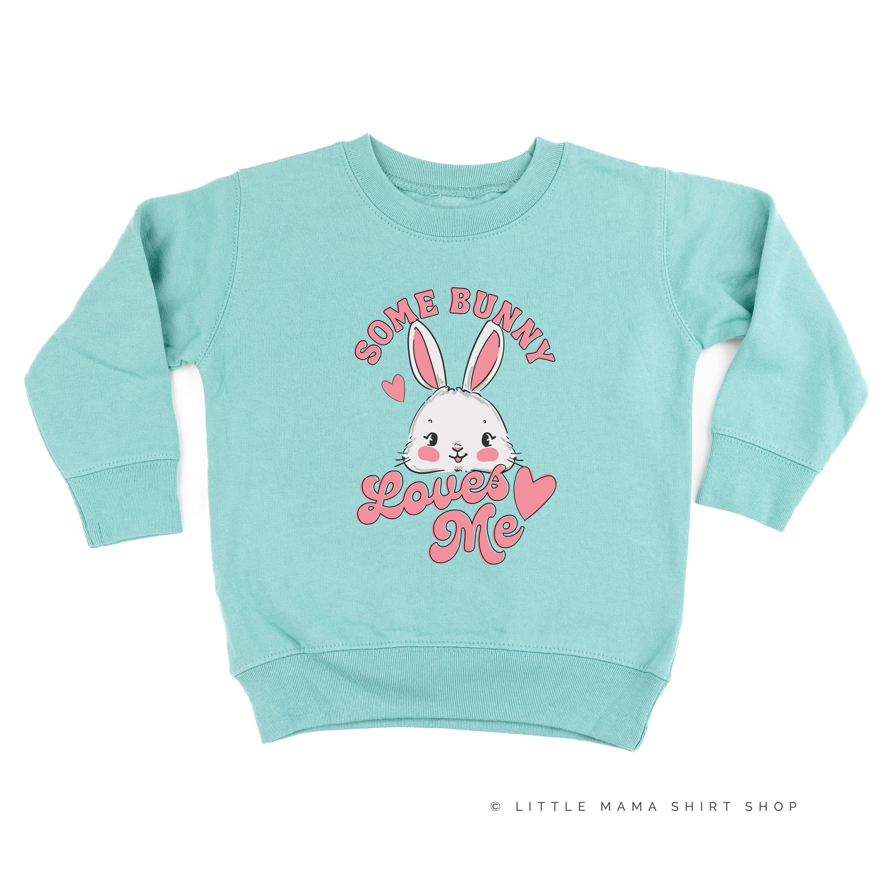 Some Bunny Loves Me - Child Sweater Little Mama Shirt Shop