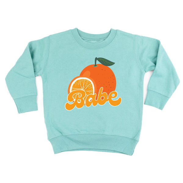 Orange - Babe - Child Sweater