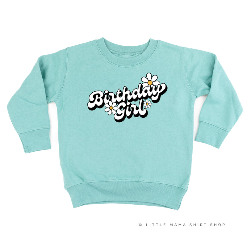DAISY - BIRTHDAY GIRL - w/ Full Daisy on Back - Child Sweater