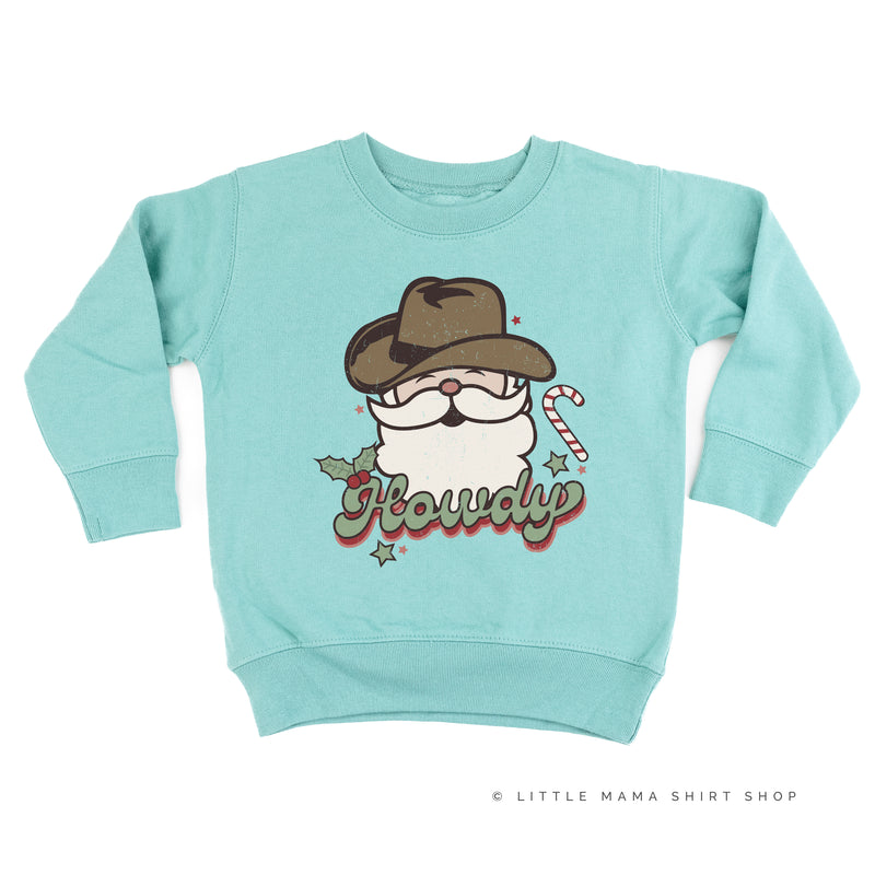 Howdy - Cowboy Santa - Child Sweater