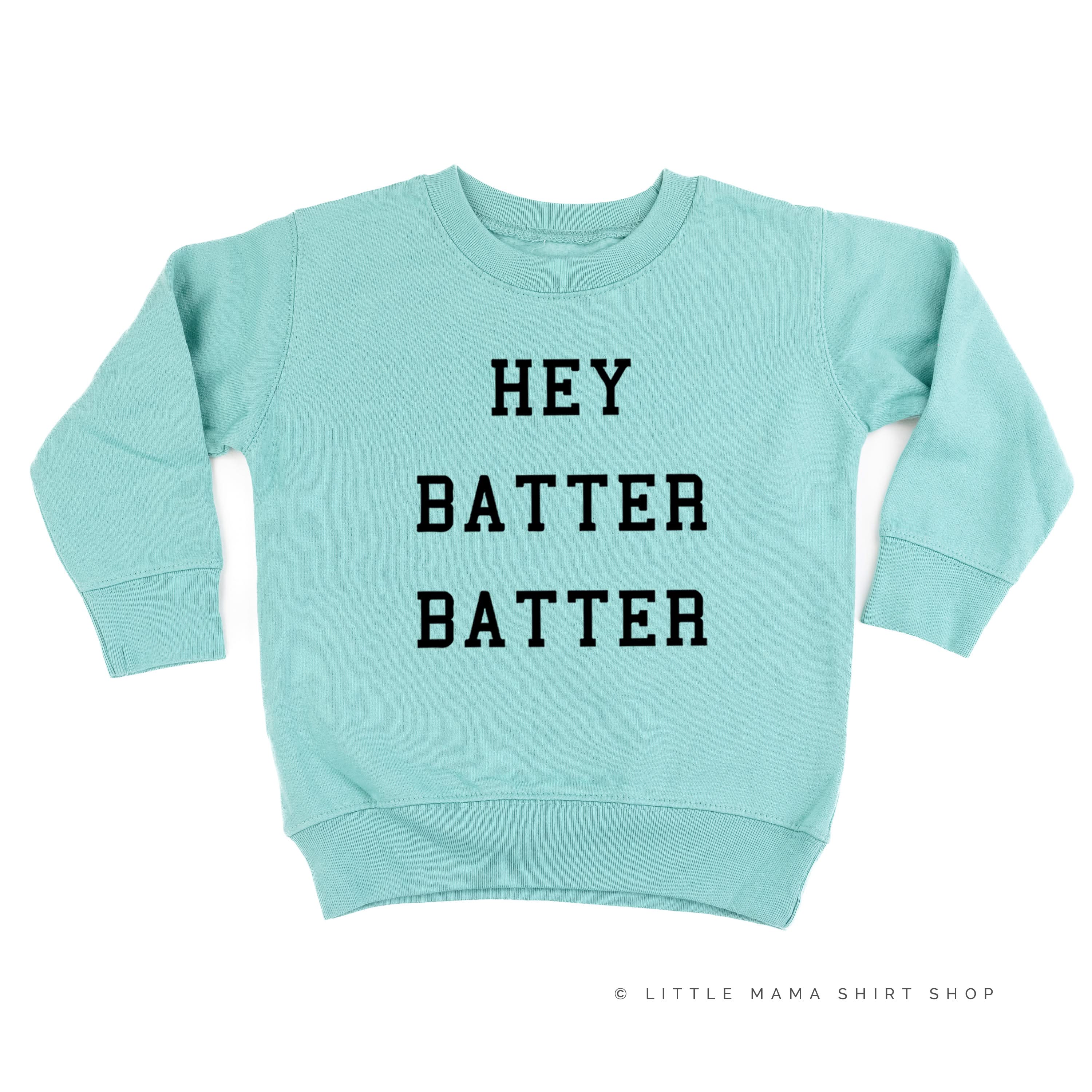 Hey Batter Batter - Child Sweater Little Mama Shirt Shop