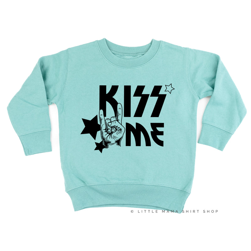 Kiss Me - Valentine Band Tee - Child Sweater