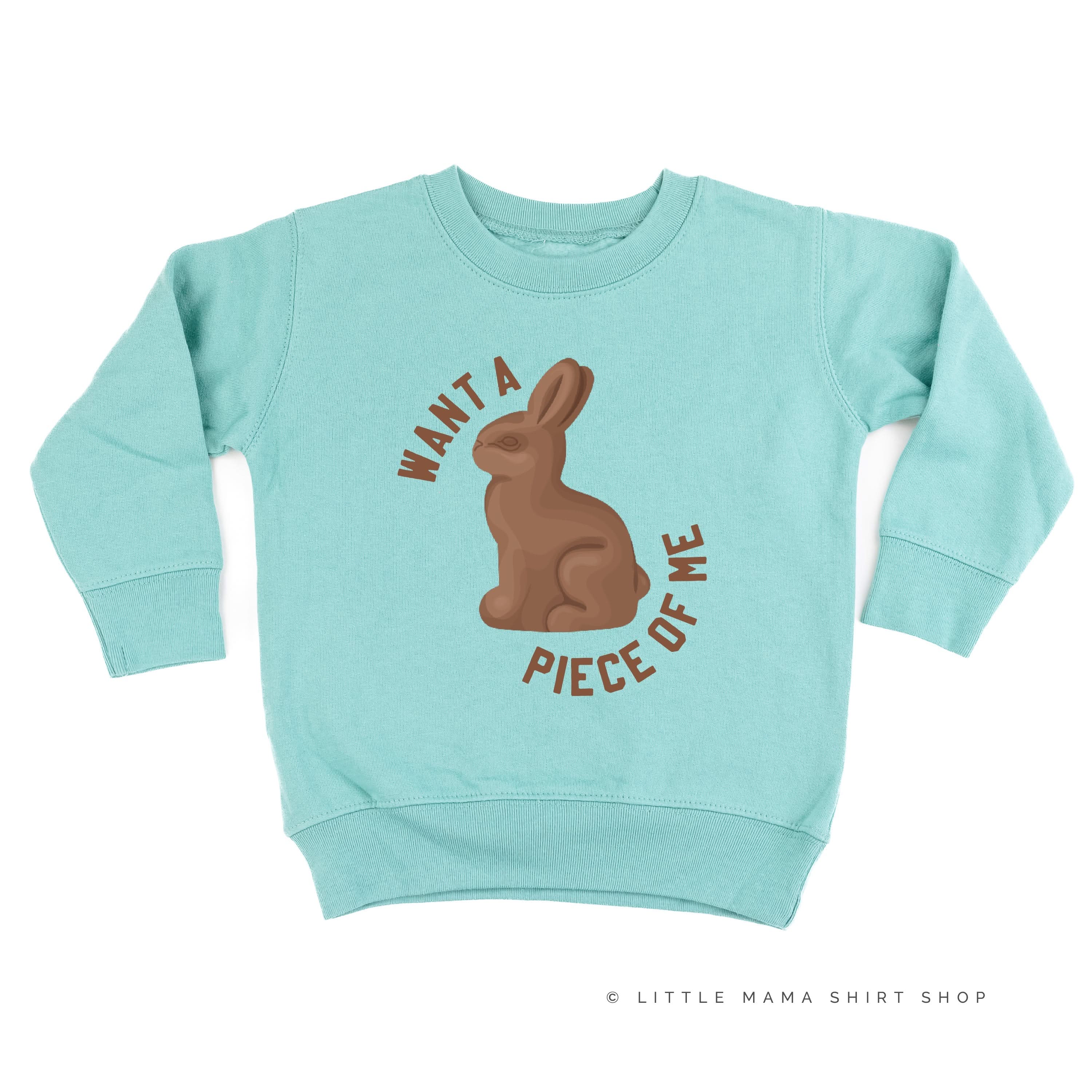 Want A Piece Of Me - Child Sweater Little Mama Shirt Shop