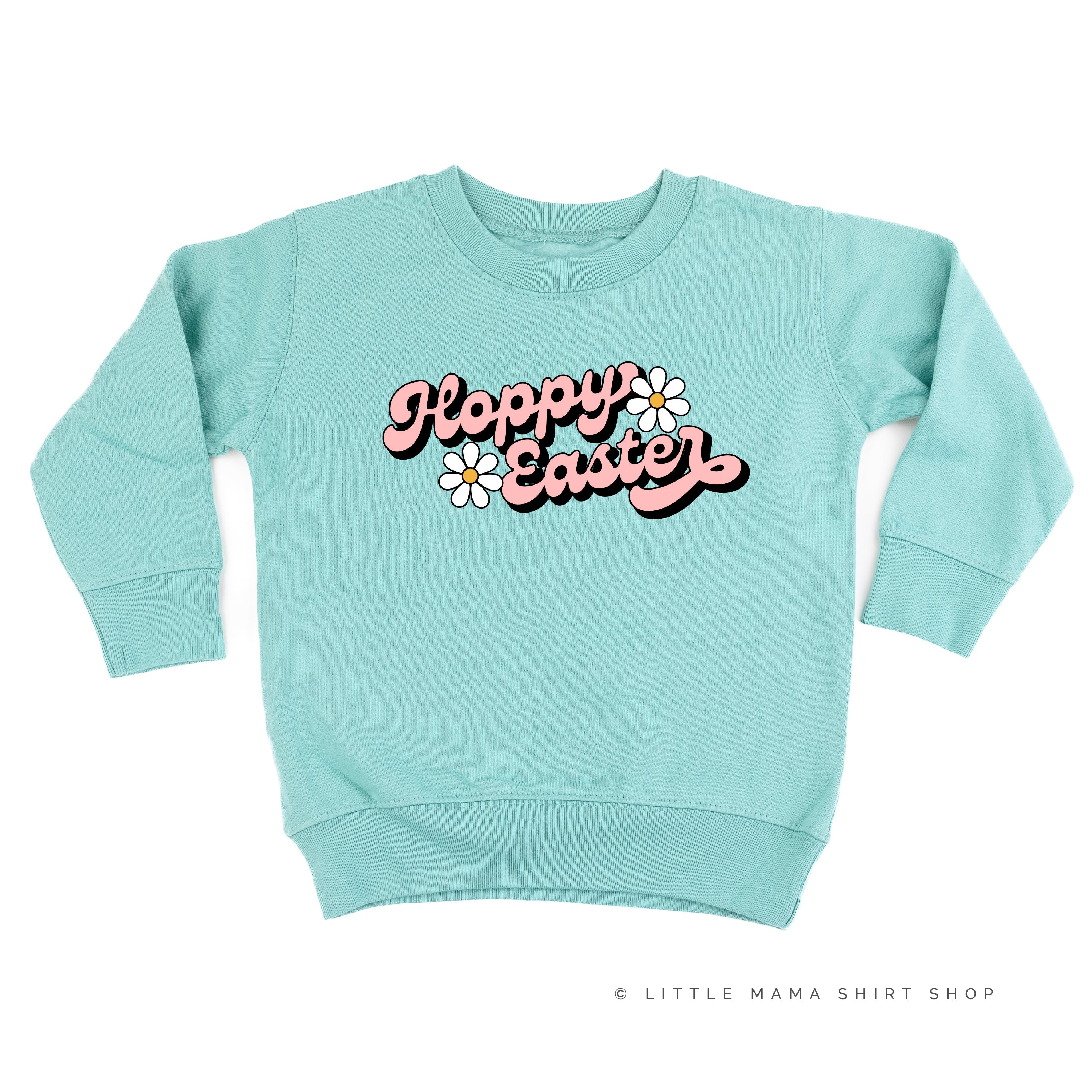 Hoppy Easter - Daisies - Child Sweater Little Mama Shirt Shop