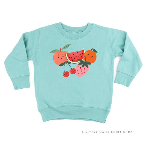 Group of Smiley Fruit - Child Sweater