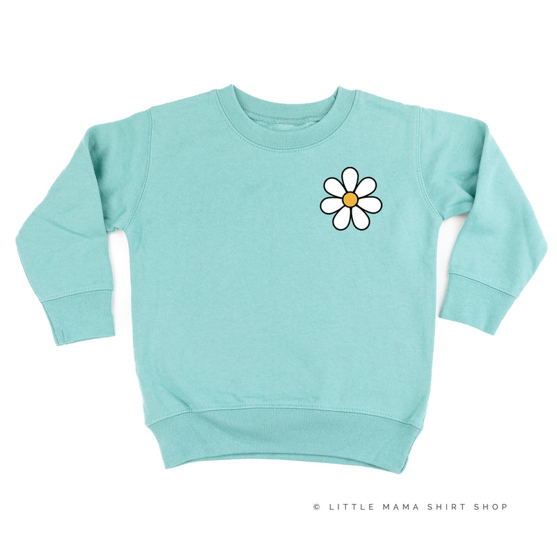 Pocket Daisy on Front w/ Have a Great Daysy on Back - Child Sweater