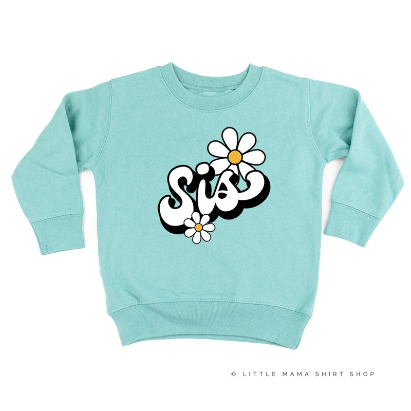 DAISY - SIS - w/ Full Daisy on Back - Child Sweater