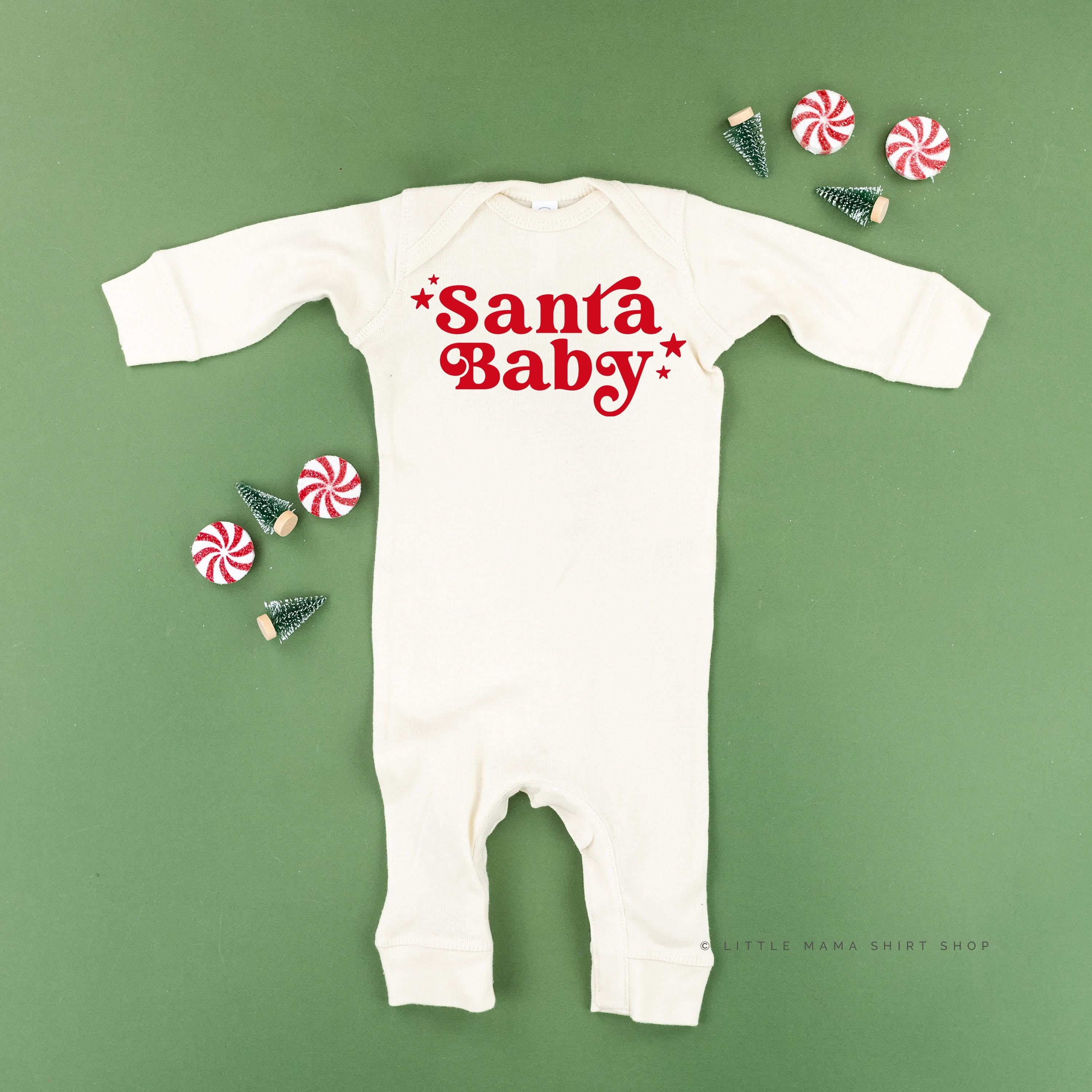 Santa Baby - Baby Sleeper Little Mama Shirt Shop