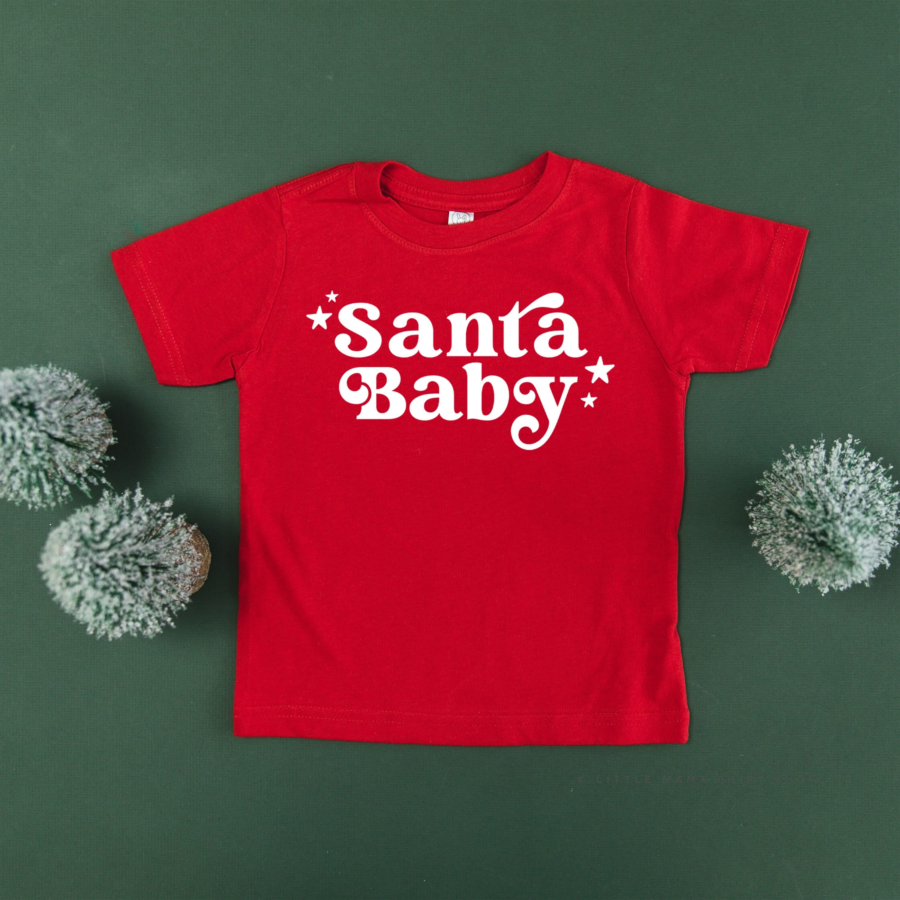 Santa Baby - Child Tee Little Mama Shirt Shop